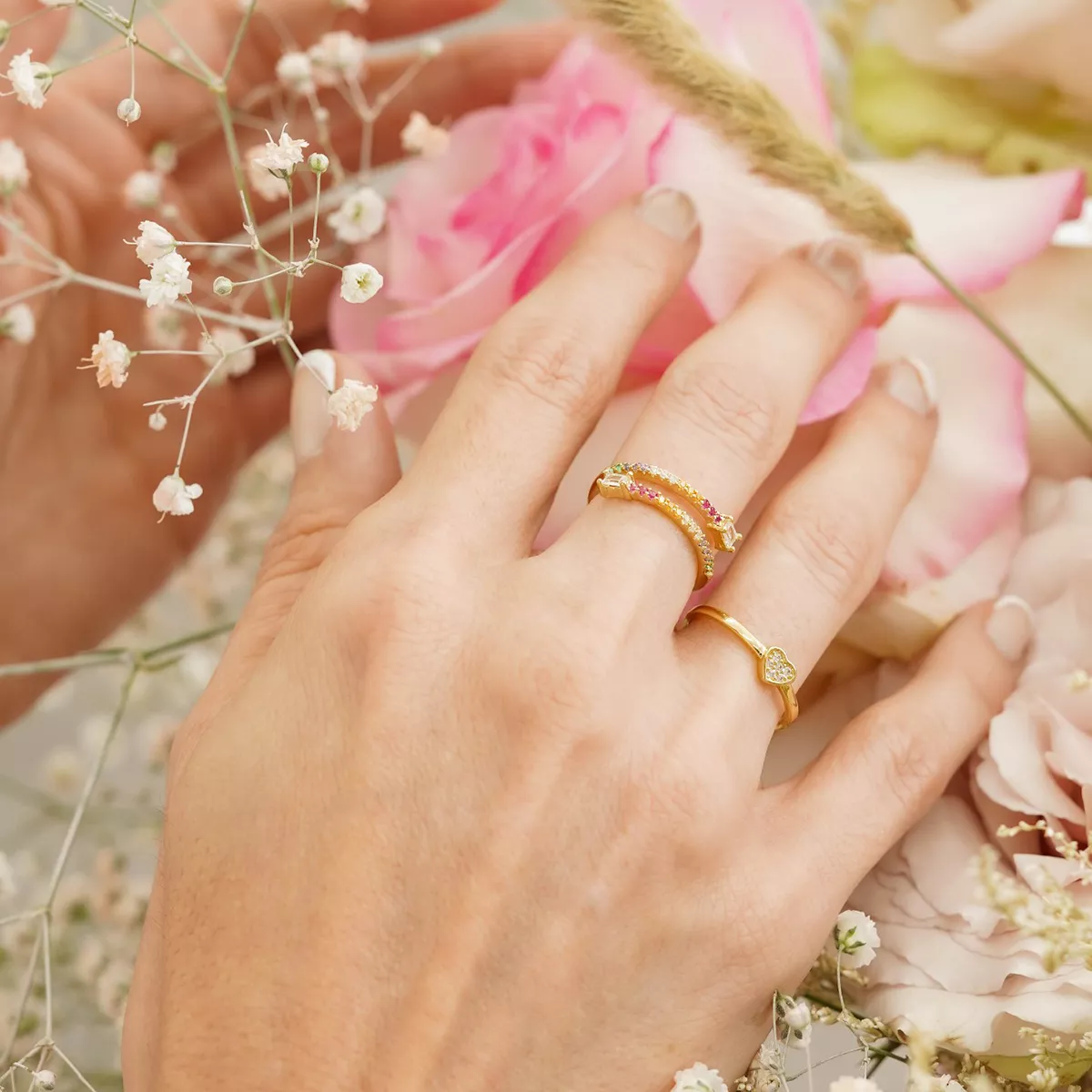 Anillo Corazon Circonias T 5.5 — foto 4