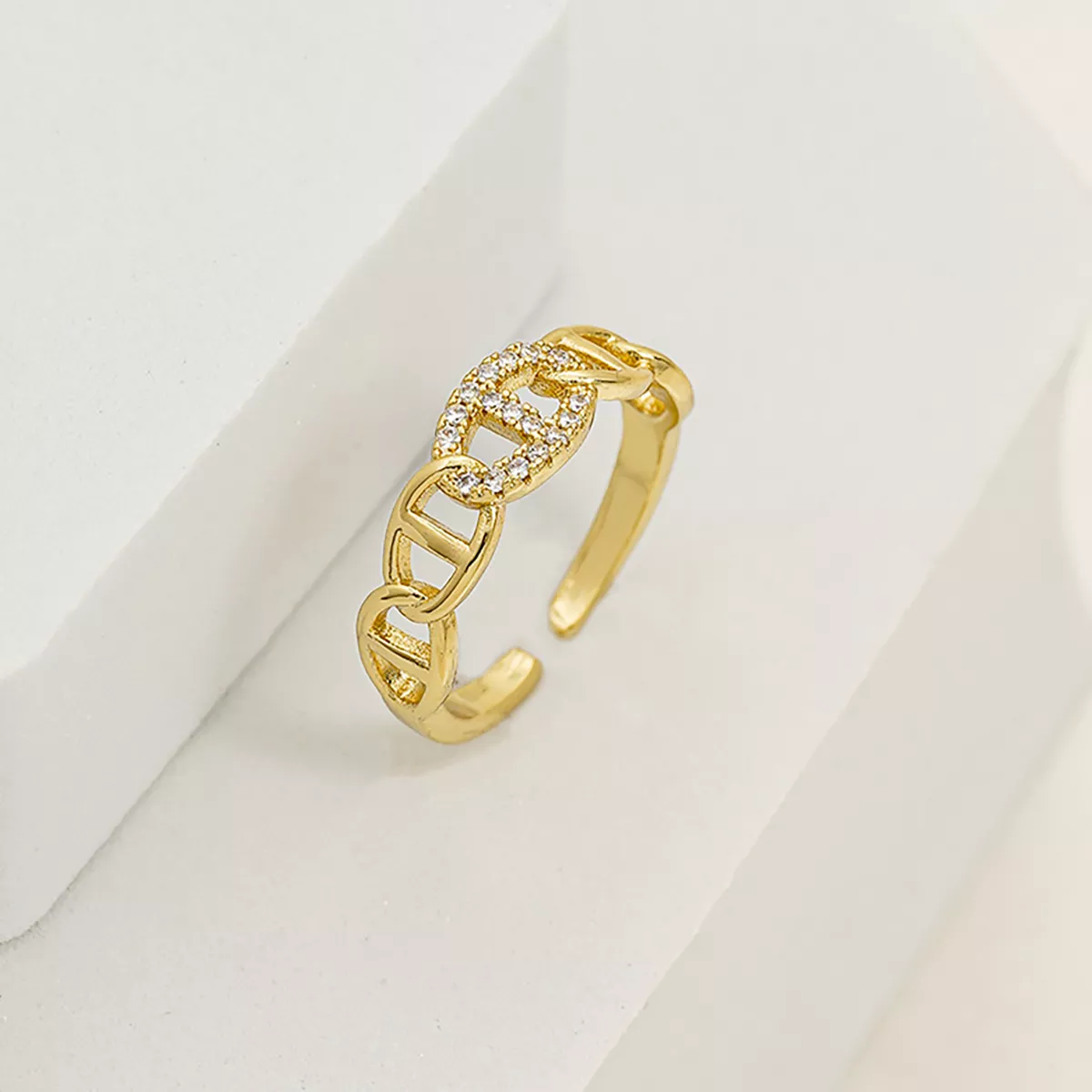 Anillo Crystal G Ajustable — foto 4