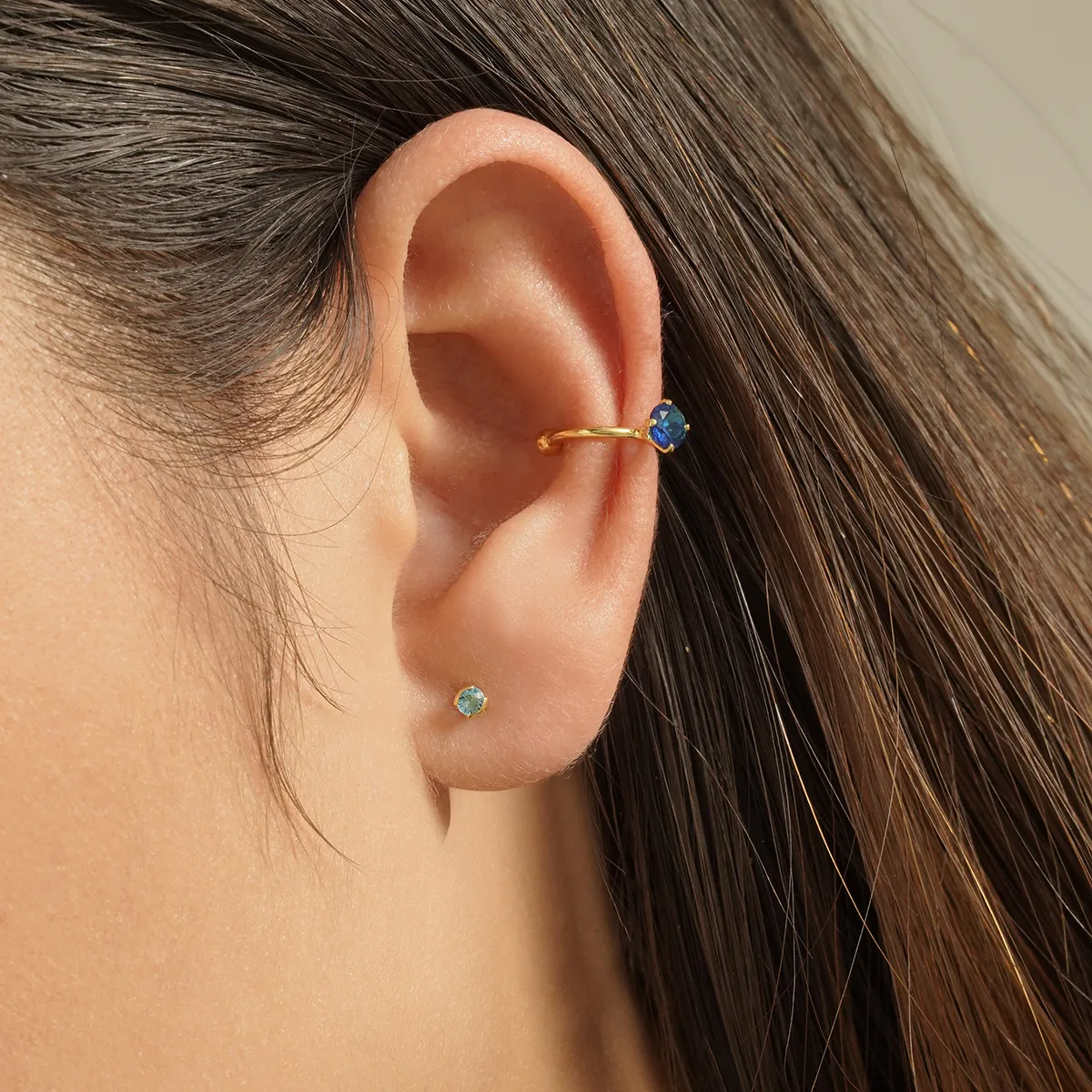 A Pearcing fake 1.4cm AZUL — foto 3