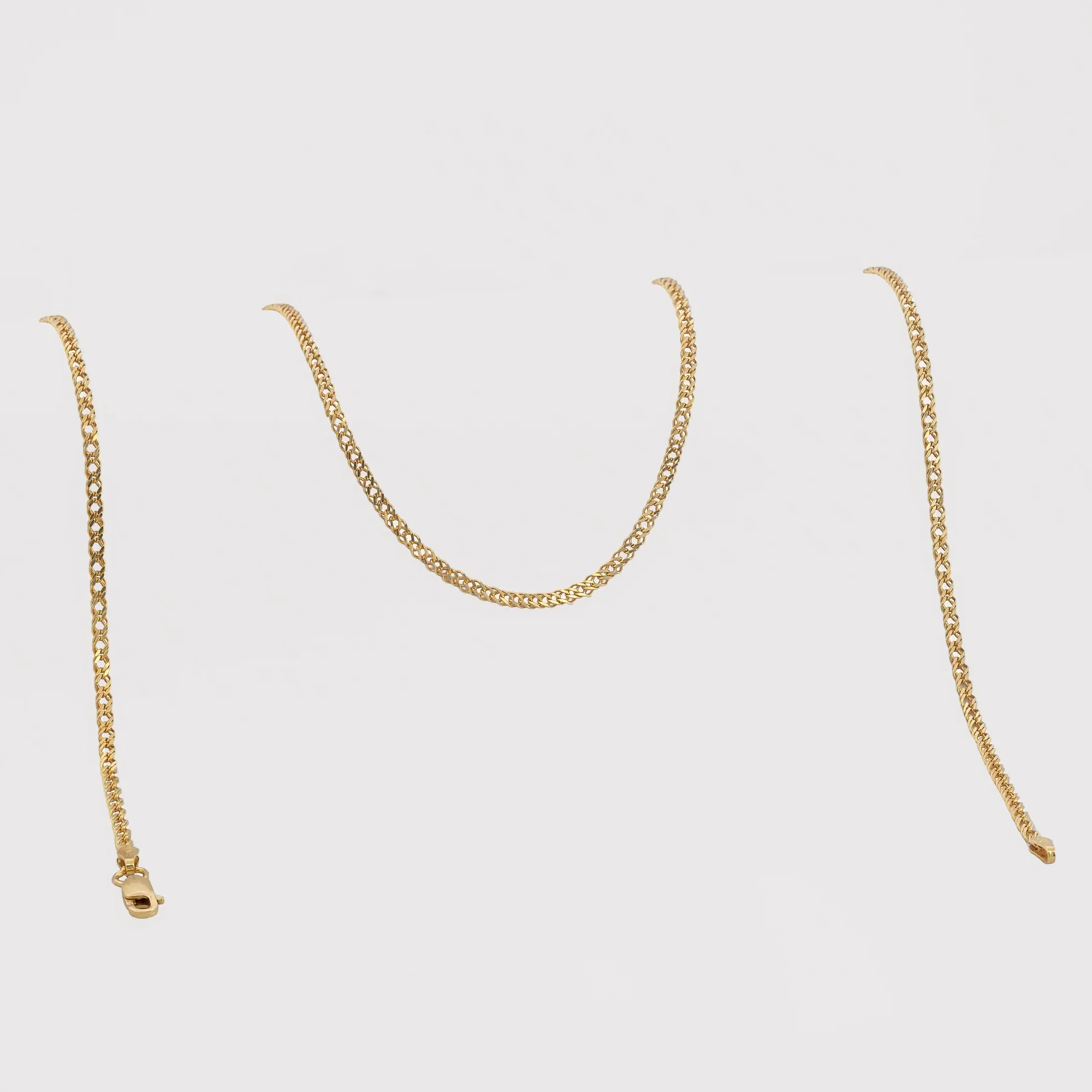 C Cubana Cruzada 2,4 mm 45 Cms · Cadenas · Beads Market Co