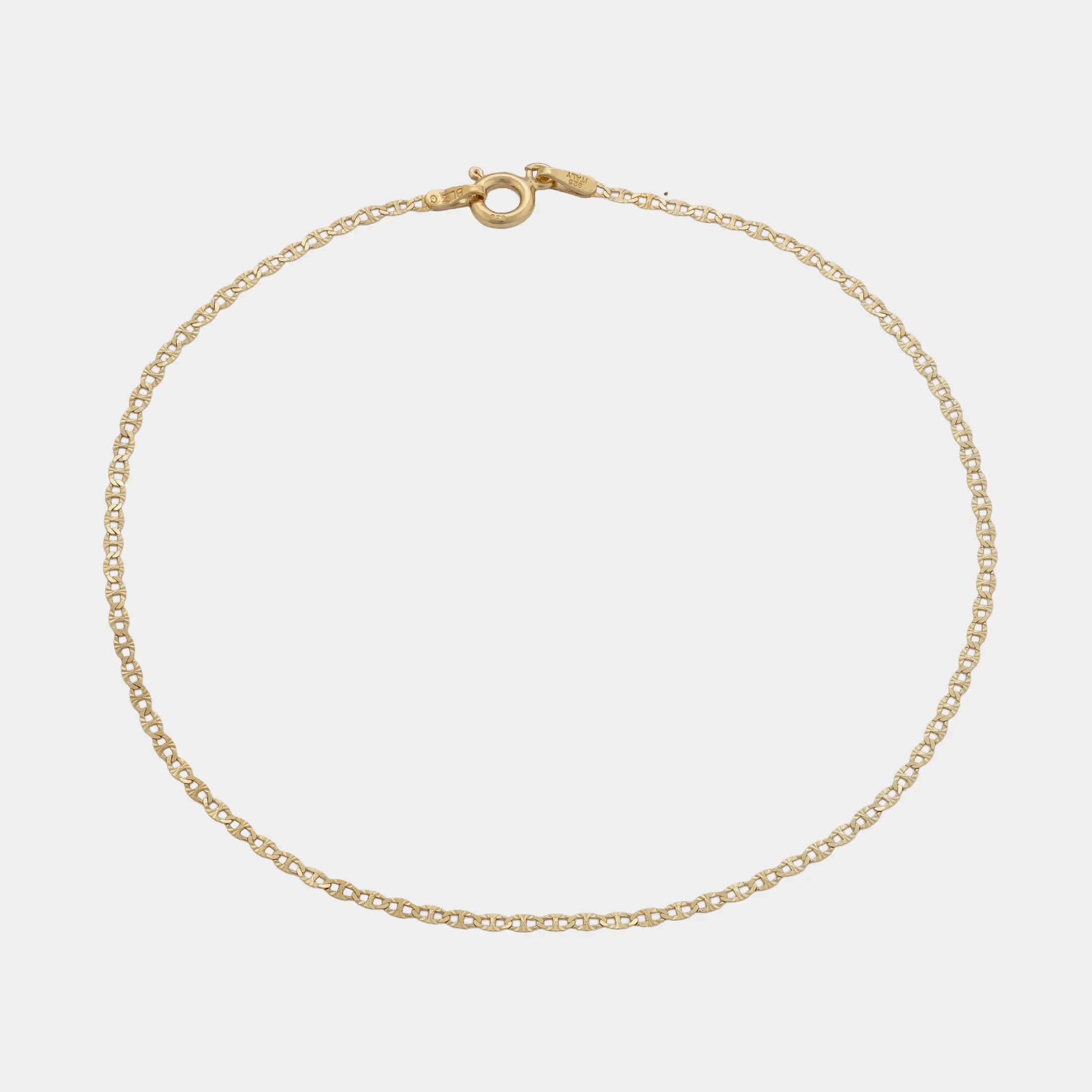 T Escalerita Con Destellos IT 1.7 mm 24.5 Cms · Tobilleras · Beads Market Co