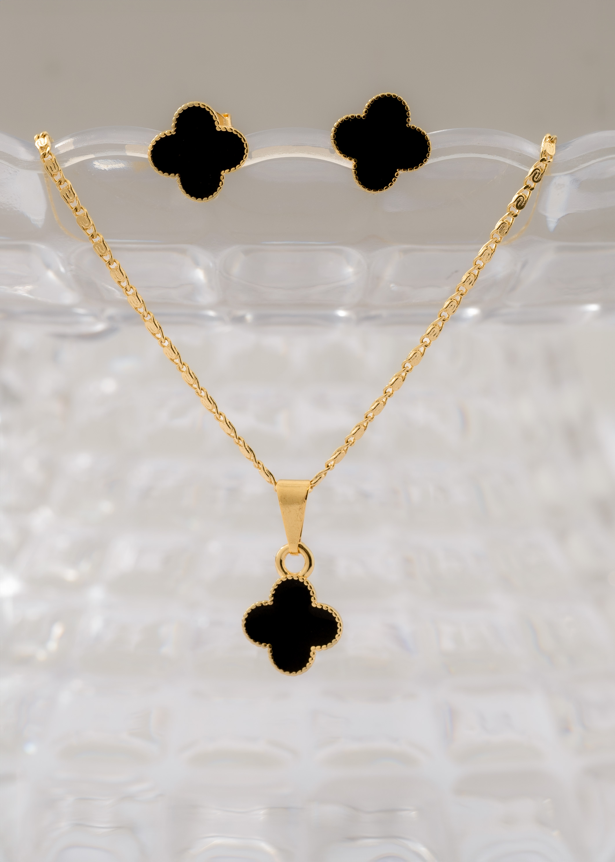 Conjunto Clover Negro 1 Cm — foto 5