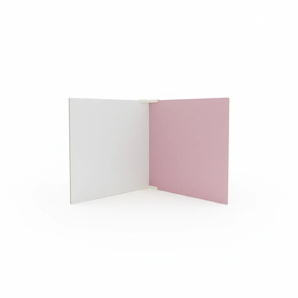 Fondo fotográfico profesional de 60×60 cm, con dos colores en una sola placa, superficie impermeable y fácil de limpiar, incluye soporte acrílico transparente para colocación vertical o inclinada, diseño liviano y compacto, ideal para fotografía de producto, creación de contenido para redes sociales, catálogos digitales y exhibición, mejorando la presentación profesional, coherencia visual y eficiencia creativa de cualquier marca.